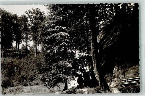66969 W6786 Langmühle FOTO KEINE AK Zigeunerfelsen Ort handschriftlich Foto Original aus Archiv eines Ansichtskartenverlags