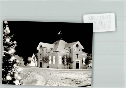 Wilhelmsdorf Kirche Winter Nacht