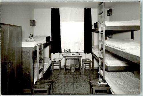 Unnau Schullandheim Ort handschrfitlich Foto Original aus Archiv eines Ansichtskartenverlags