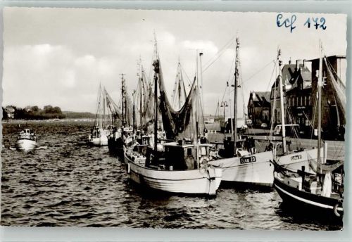 Eckernförde Fischerboote im Hafen