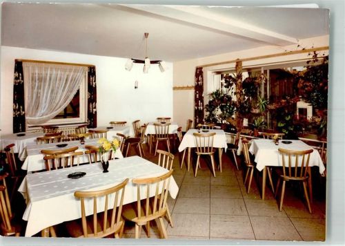 Burghaun Gasthaus zum Engel Gaststube Foto Original aus Archiv eines Ansichtskartenverlags Ort handschriftlich