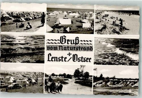 Lenste 1959 Schwimmbad Strand Camping VW Käfer