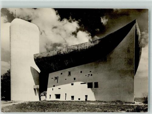 Ronchamp Chapelle de Notre-Dame-du Haut Architekt Le Corbusier