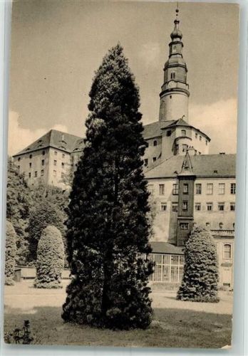 Weesenstein Schloss Heimatschutzpostkarte