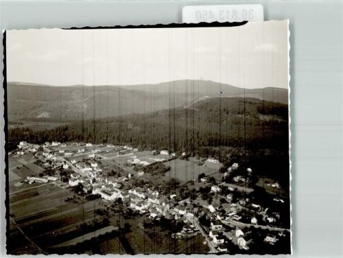 Glashütten Fliegeraufnahme Ort handschrfitlich Foto Original aus Archiv eines Ansichtskartenverlags