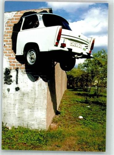 Kalbe Mauer-Trabi Postkartenbuch Trabi Nr. 16