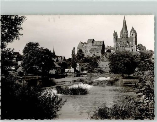 Limburg Schloss Dom Ort handschrfitlich Foto Original aus Archiv eines Ansichtskartenverlags