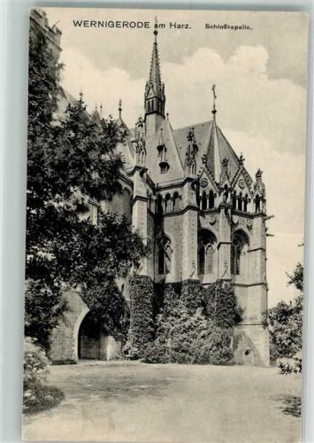 Wernigerode 1928 Schloss Kapelle