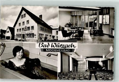 Bad Wurzach 1963 Kurhaus Gasthaus Moorbad