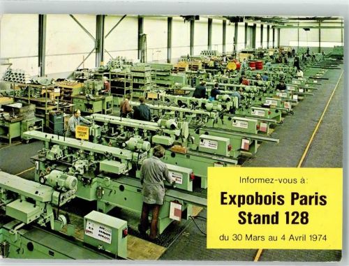 Paris Ausstellung Expobois 1974
