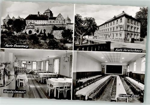 Kronach Veste Rosenberg Gastzimmer Großer Saal Kath. Vereinshaus