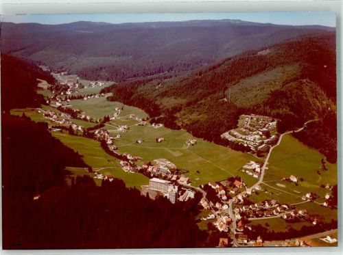 Buhlbach Fliegeraufnahme Ort handschriftlich Foto Original aus Archiv eines Ansichtskartenverlags