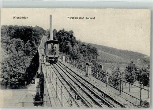 Wiesbaden Nerobergbahn Talfahrt