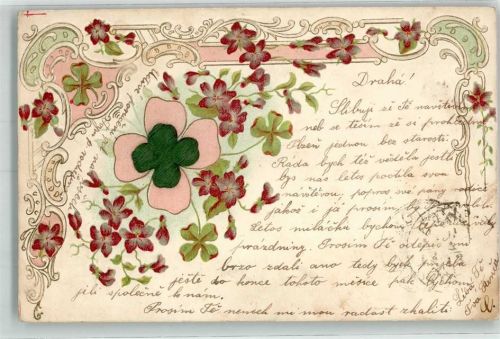 1903 mit Echstoffaplikation Veilchen