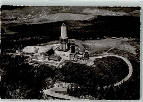 Feldberg Fliegeraufnahme Fernseh- u. UKW-Sender Aussichts- u. Fernmeldeturm