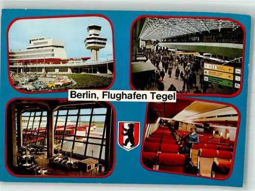 Tegel Tower Parkplatz VW Käfer Innenansicht v. Flugzeug