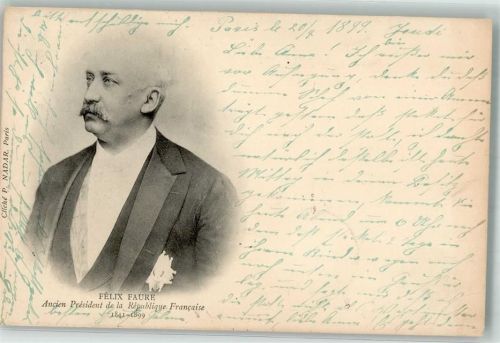 1899 Präsident Felix Faure Frankreich