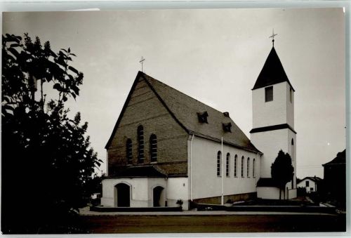 Hollerath Kath. Kirche Ort handschriftlich Foto Original aus Archiv eines Ansichtskartenverlags