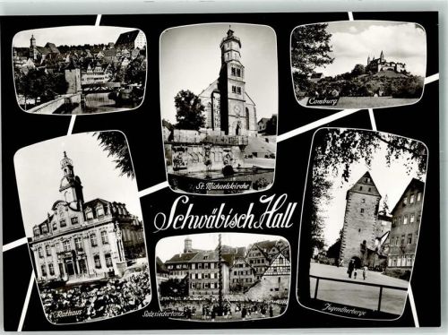Schwäbisch Hall St. Michaleskirche Rathaus Salzsiedertanz Jugendherberge