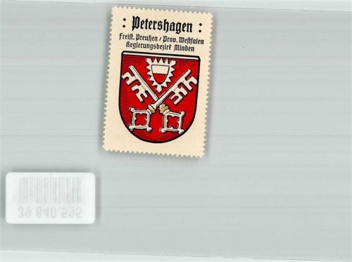 Petershagen Wappenmarke Kaffee Hag Nr. 31