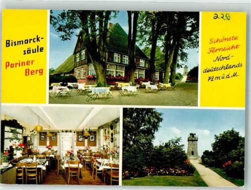 Bad Schwartau Aussichtsturm Bismarcksäule Gasthaus Pariner Berg