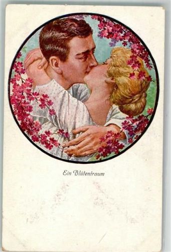 Liebespaar , ein Blütentraum Liebe Verlag Abshagen Nr. 639