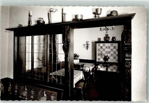 Schermbeck Gasthaus Schinken Kruse Gaststube Foto Original aus Archiv eines Ansichtskartenverlags Ort handschriftlich