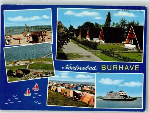 Burhave Schwimmbad Camping Pension Fähre