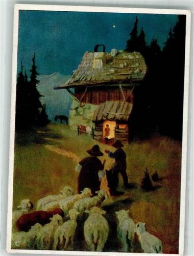 1938 Nr. 5058 Josef Müller Verlag Mit dem Hirten will ich gehen Schafhirte
