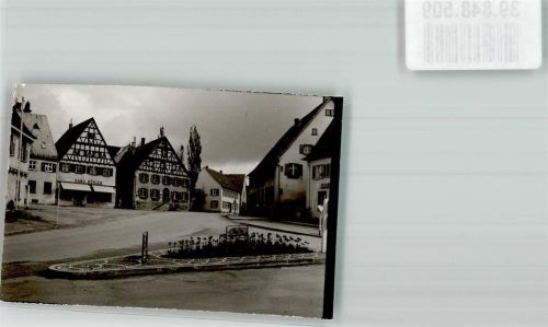 Buchau Ort handschriftlich Foto Original aus Archiv eines Ansichtskartenverlags