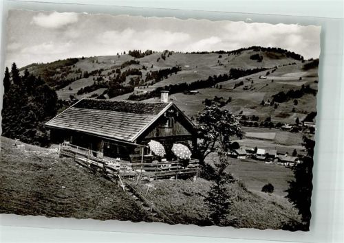 87534 W8974 Thalkirchdorf Foto AK Schwabenhütte Gebrüder Berner