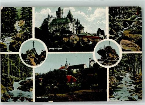 Wernigerode Schloss Wernigerode Schloss Ilsenburg Gipfelkreuz Ilsenseine
