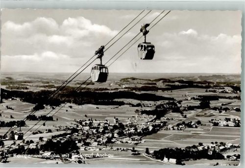 Aschau Seilbahn Kampenwandbahn Ort handschriftlich Foto Original aus Archiv eines Ansichtskartenverlags