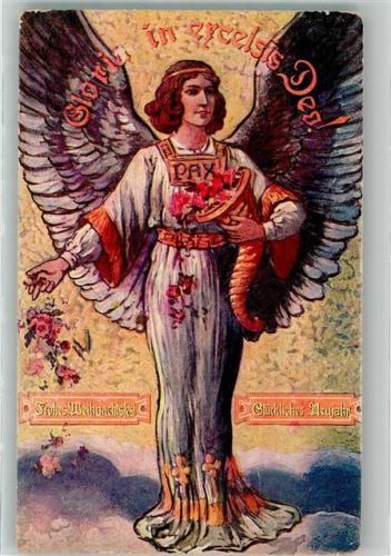 1910 Neujahr Weihnachten Gloria in excelsis Deo Ehre sei Gott