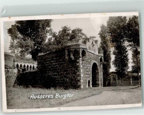 Zons BurgOrt handschriftlich Foto Original aus Archiv eines Ansichtskartenverlags