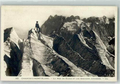 Chamonix-Mont-Blanc La Mer de Glace et les Grandes Jorasses