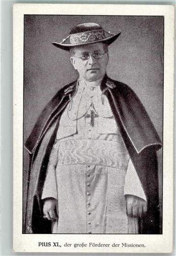 Pius XI der große Förderer der Missionen