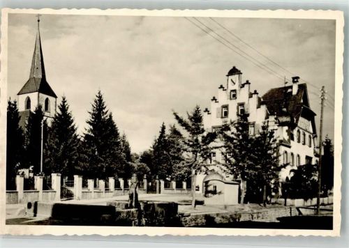 77948 W7632 Friesenheim , Baden Foto AK Rathaus