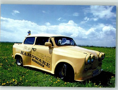 Copping-Trabant 601 Baujahr 1985 Postkartenbuch Trabi Karte Nr. 1