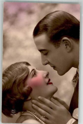 1925 - 1930 Nr. 2550 Liebespaar Poesie / Liebe Art Deco