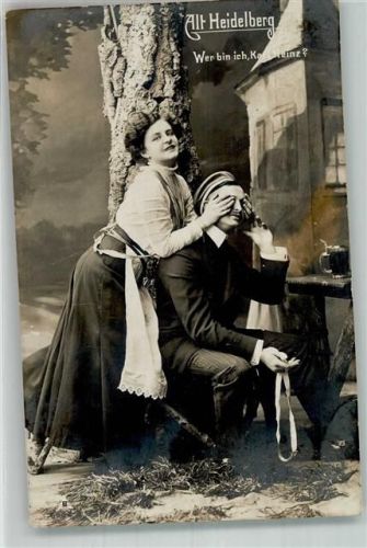 Heidelberg 1910 Frau Bierkrug