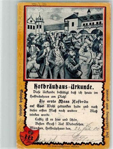 1900 Urkunde