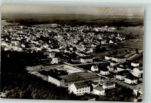 Obertshausen 1956 Fliegeraufnahme Hausen