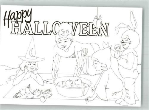 Helloween Kinder Kiddy Colour Card