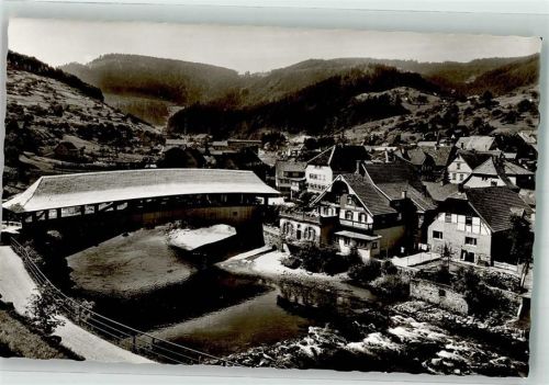 Forbach Murg Brücke Schwarzwald