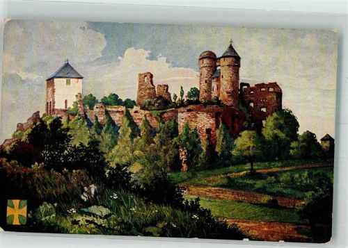 Greifenstein sign. Rothgeb Burg Greidfenstein Serie Die Burgen der Lahn No. 4 Chronik