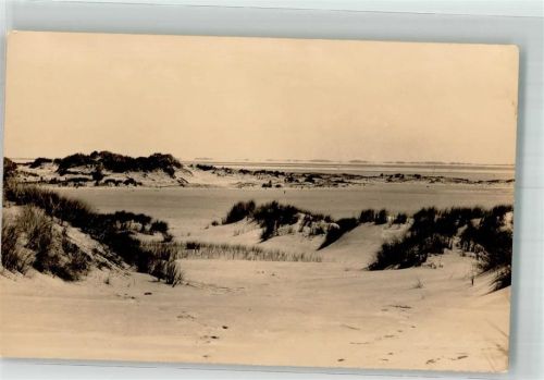 Langeoog Dünenlandschaft Ort handschriftlich