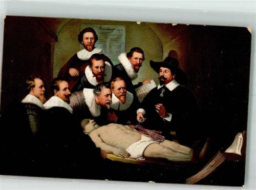 sign. Rembrandt Anatomie Series 1085 Stengel u. Co. 29127