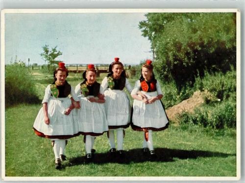Frauen Der Kirmesgang Bild Nr.13 Verlag Mandt Nr.1154