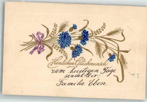 1901 Kornblumen